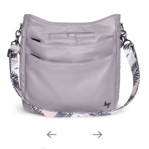 Beautiful Lug purse- new with tags! Grey and wine colored Available!